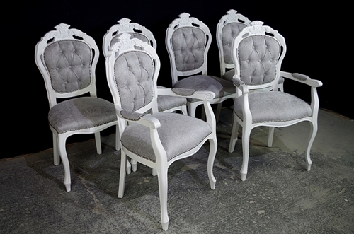 Upholstered Louis Chairs