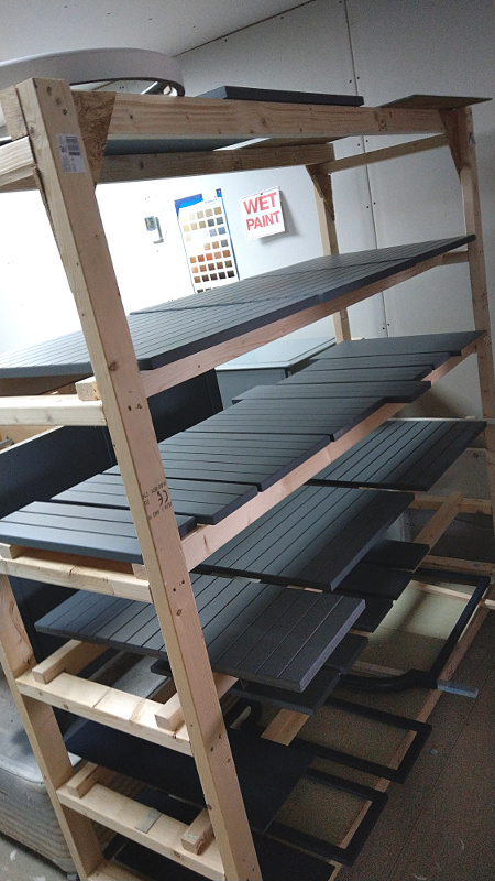 Kitchen components drying