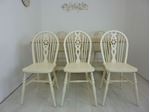Picture of 5ft Solid Oak Bench Farmhouse Table and 6 Wheelback Chairs