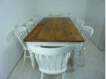 Picture of 7ft Pine Farmhouse Table and 8 Chairs