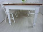 Picture of 7ft Pine Farmhouse Table and 8 Chairs