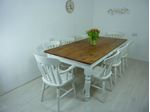Picture of 7ft Pine Farmhouse Table and 8 Chairs