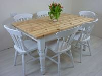 Picture of 5ft  Pine Farmhouse Table and 6 Beech Chairs