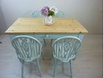 Picture of Pine Farmhouse Table and 4 Wheelback Chairs