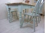 Picture of Pine Farmhouse Table and 4 Wheelback Chairs
