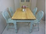 Picture of Pine Farmhouse Table and 4 Wheelback Chairs