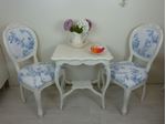 Picture of French Style Occasional Table With Louis Chairs