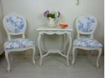 Picture of French Style Occasional Table With Louis Chairs