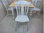 Picture of 6ft Solid Wood Farmhouse Table and 6 Chairs