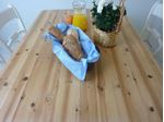 Picture of Pine Farmhouse Table and 4 Oxford Bar Back Chairs