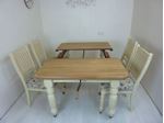 Picture of Victorian Wind-out Dining Table and 6 Antique Chairs