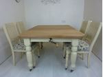 Picture of Victorian Wind-out Dining Table and 6 Antique Chairs