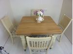 Picture of Victorian Wind-out Dining Table and 6 Antique Chairs