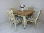 Picture of Victorian Wind-out Dining Table and 6 Antique Chairs