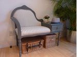 Picture of Vintage Seat With Small Side Table Attached