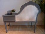 Picture of Vintage Seat With Small Side Table Attached