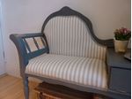 Picture of Vintage Seat With Small Side Table Attached