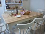 Picture of 6ft Pine Farmhouse Table and 8 Chairs