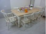 Picture of 6ft Pine Farmhouse Table and 8 Chairs