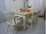 Picture of 6ft Pine Farmhouse Table and 8 Chairs