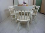 Picture of 6ft Pine Farmhouse Table and 8 Chairs