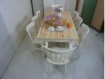 Picture of 6ft Pine Farmhouse Table and 8 Chairs