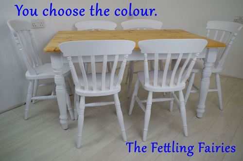 Picture of Pine Table and 6 Beech chairs
