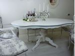 Picture of French Style Table With 6 Upholstered Chairs