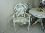 Picture of French Style Table With 6 Upholstered Chairs