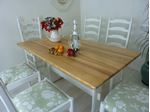 Picture of Douglas Fir Farmhouse Bench Table and 6 Chairs