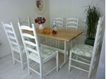 Picture of Douglas Fir Farmhouse Bench Table and 6 Chairs