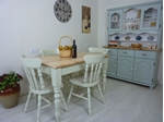 Picture of Pine Farmhouse Table and 4 Chairs in Aran