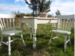 Picture of Pine Farmhouse Table and 4 Chairs in Aran