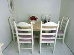Picture of Grand Dining Table With 6 Large Upholstered Chairs