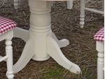Picture of Grand Dining Table With 6 Large Upholstered Chairs