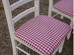 Picture of Grand Dining Table With 6 Large Upholstered Chairs