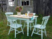 Picture of Pine Farmhouse Table and 4 Chairs