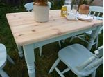 Picture of Pine Farmhouse Table and 4 Chairs