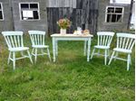 Picture of Pine Farmhouse Table and 4 Chairs