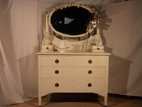 Picture of Edwardian Antique Mahogany Dressing Table
