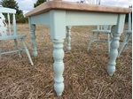 Picture of Pine Farmhouse Table and 4 Fiddleback Chairs