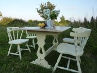 Picture of Vintage Table & 4 Captain's Chairs