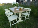 Picture of Vintage Table & 4 Captain's Chairs