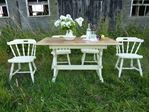Picture of Vintage Table & 4 Captain's Chairs