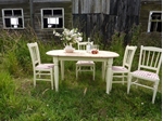 Picture of Oval Pine Farmhouse Table and 4 Chairs