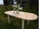 Picture of Oval Pine Farmhouse Table and 4 Chairs