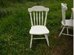 Picture of Antique Pine Farmhouse Table and 4 Chairs