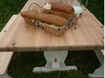 Picture of Farmhouse Pine Table with Benches