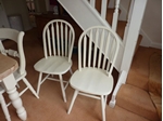 Picture of Pine Block Farmhouse Table and 6 Chairs