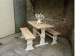 Picture of Farmhouse Pine table with Matching Benches